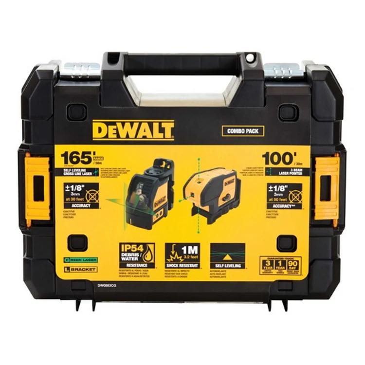 DeWalt DW0883CG Green Line & Spot Laser Combo Kit - Image 3