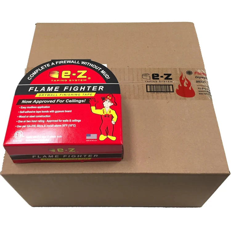 E-Z Flame Mudless Fire Rated Drywall Tape – 250’ Roll - Image 4