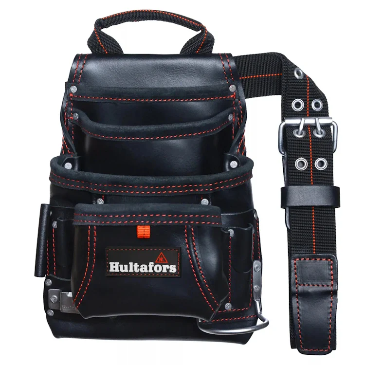 Hultafors 10 Pocket Leather Tool Pouch with Belt