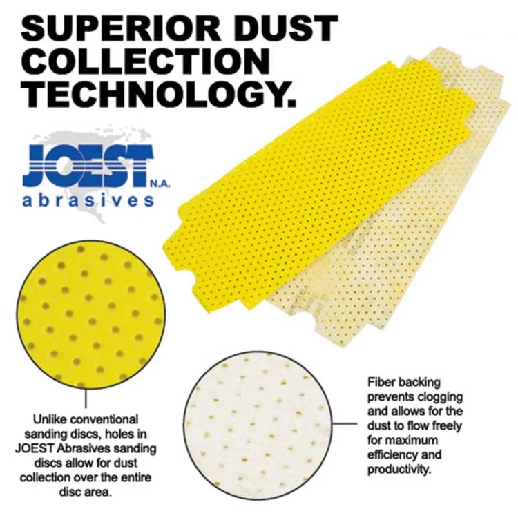 Joest 180 Grit Drywall Sanding Sheets 3-7/16" x 11-3/4"- 15ct - Image 3