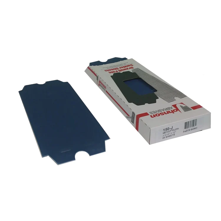 Johnson Abrasive Wet-Kut 3-5/16"x12" Sanding Sheets- 25 Pack
