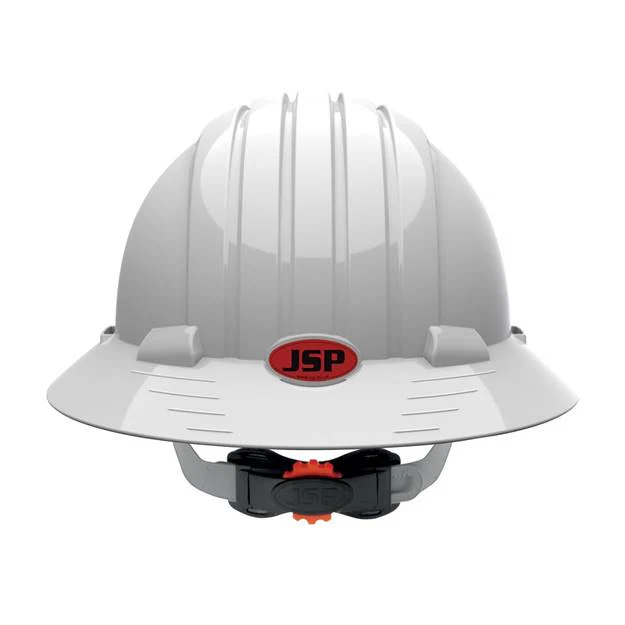JSP Evolution Deluxe 6161 Full Brim Hard Hat - White - Image 3