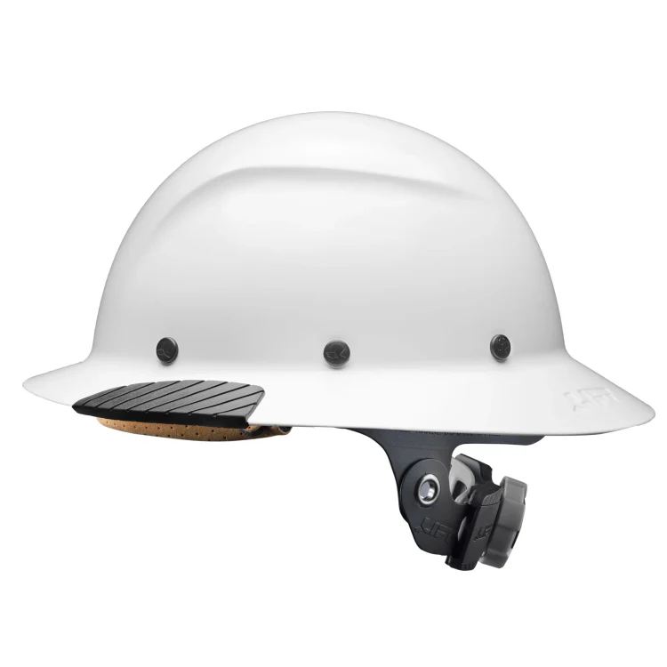 Lift Safety Carbon Fiber Dax White Hard Hat HDC-18WG