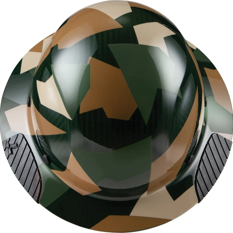 Lift Safety Dax Carbon Fiber Full Brim Hard Hat Jungle Camo HDC-20CJ - Image 3