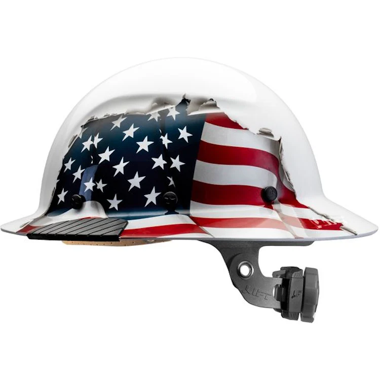 Lift Safety DAX Hard Hat – American Flag Full Brim - Image 2