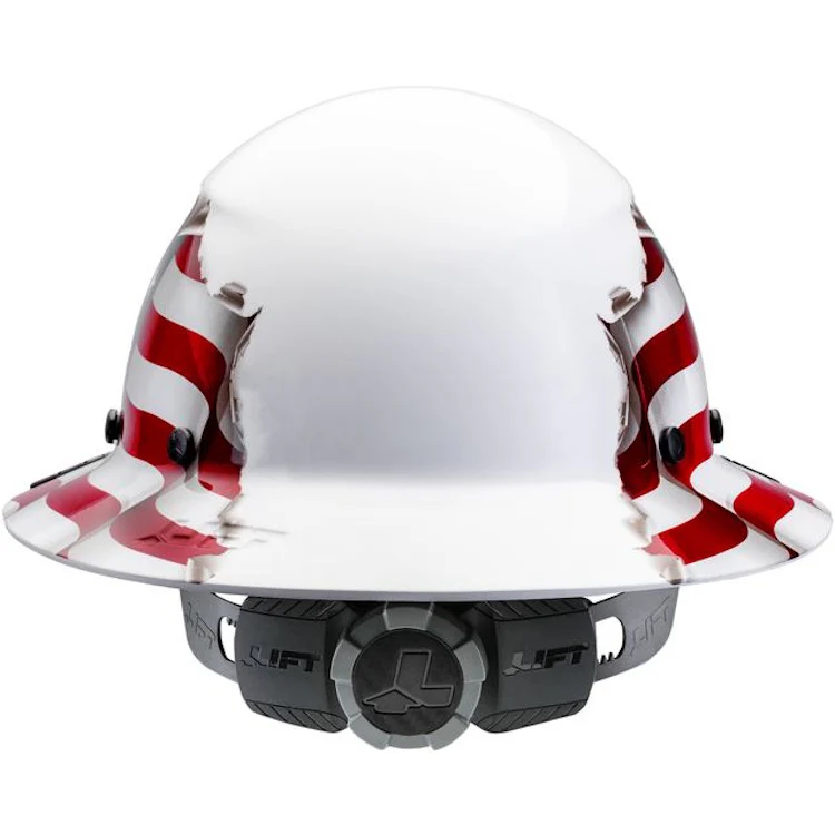 Lift Safety DAX Hard Hat – American Flag Full Brim - Image 3