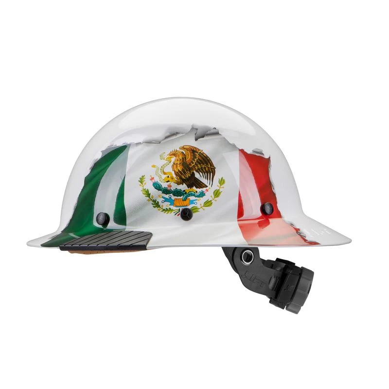 Lift Safety DAX Mexican Flag Full Brim Hard Hat - Image 2