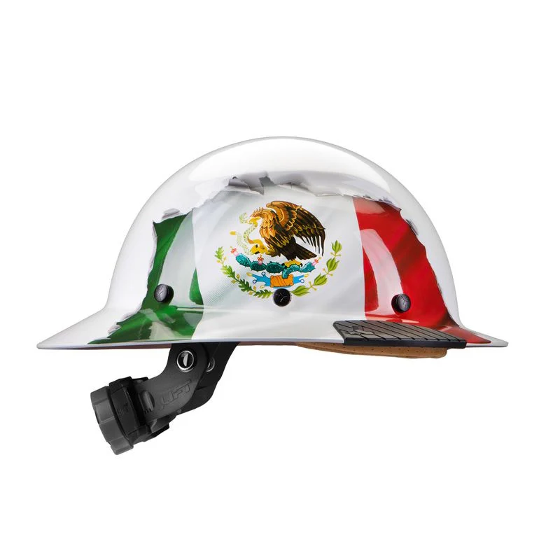 Lift Safety DAX Mexican Flag Full Brim Hard Hat - Image 5