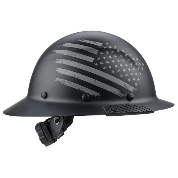 Lift Safety DAX Patriot Full Brim Hard Hat – Matte Black (HDF-25PRM) - Image 3
