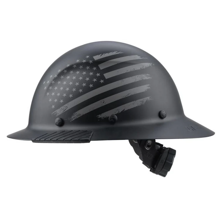 Lift Safety DAX Patriot Full Brim Hard Hat – Matte Black (HDF-25PRM) - Image 4