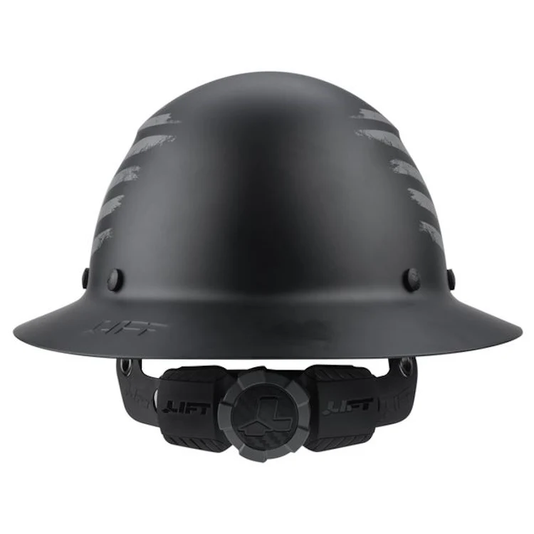 Lift Safety DAX Patriot Full Brim Hard Hat – Matte Black (HDF-25PRM) - Image 6
