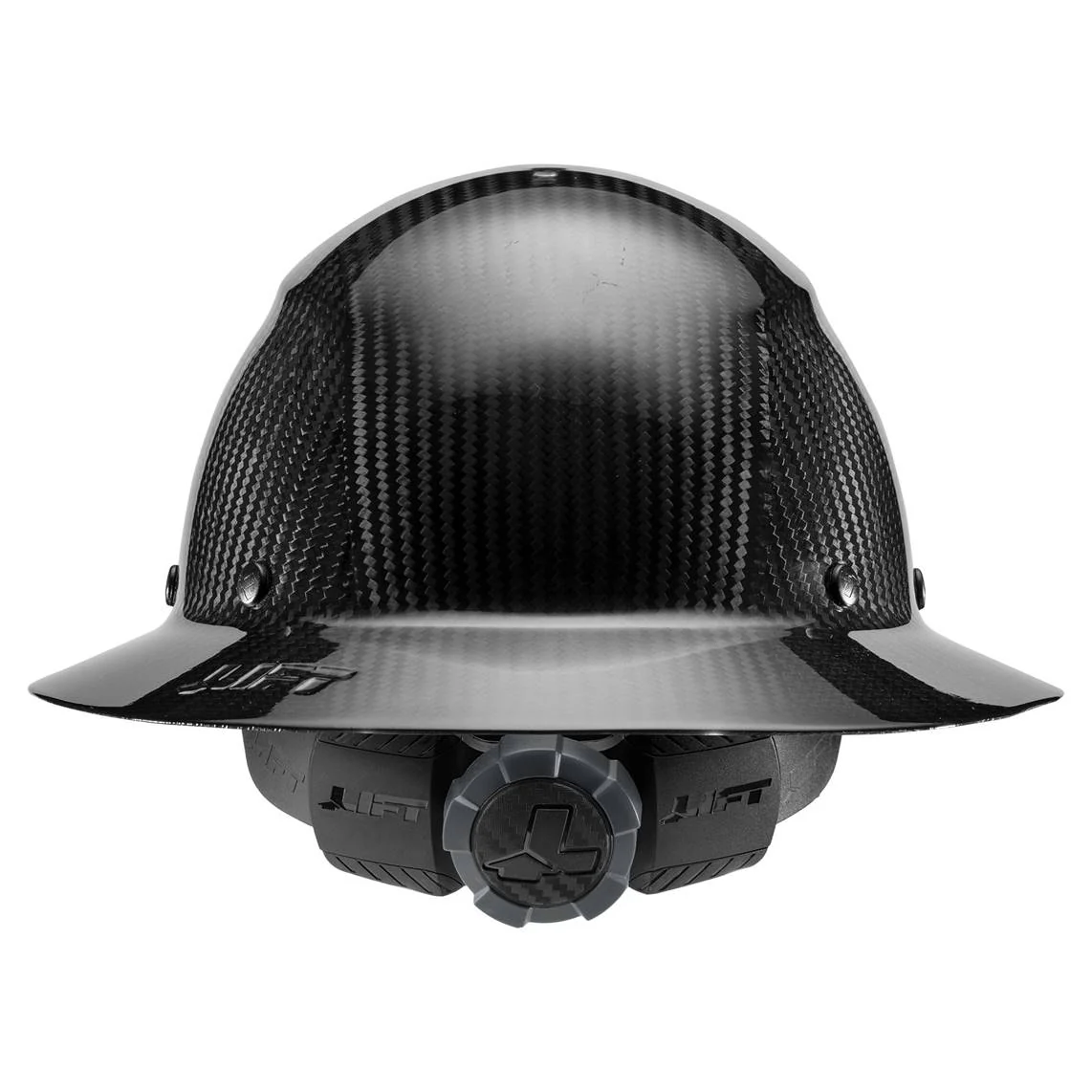 Lift Safety HDC-15KG Dax Carbon Fiber Full Brim Hard Hat- Gloss Black - Image 4