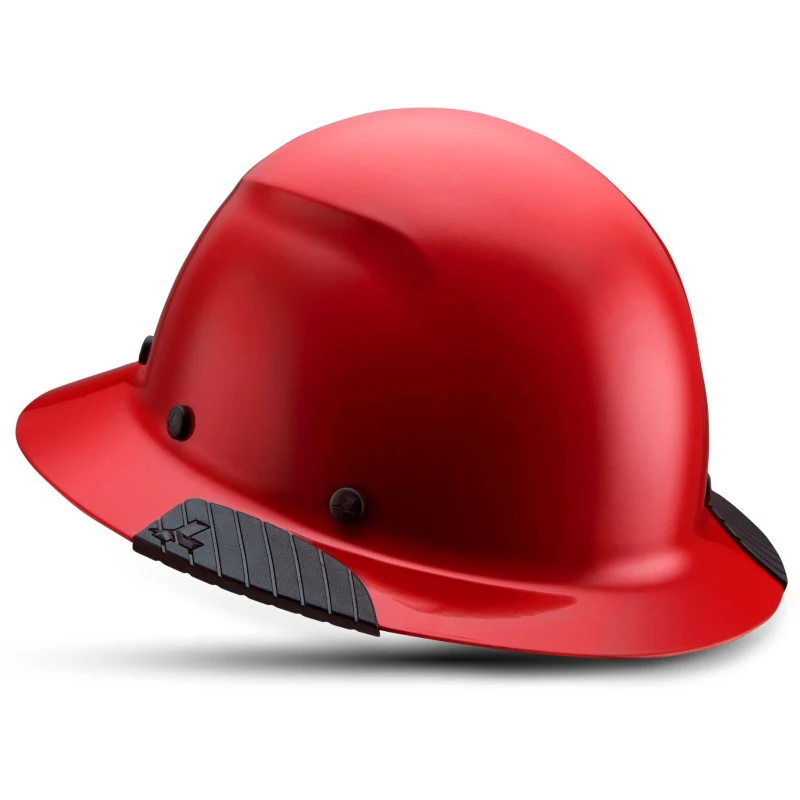 LIFT Safety HDF-20RG DAX Red Full Brim Hard Hat w/ Ratchet Suspension
