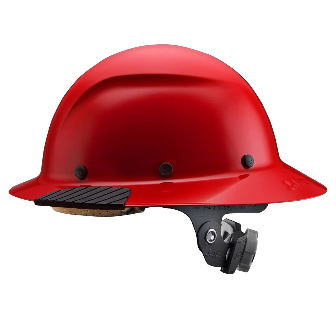 LIFT Safety HDF-20RG DAX Red Full Brim Hard Hat w/ Ratchet Suspension - Image 2
