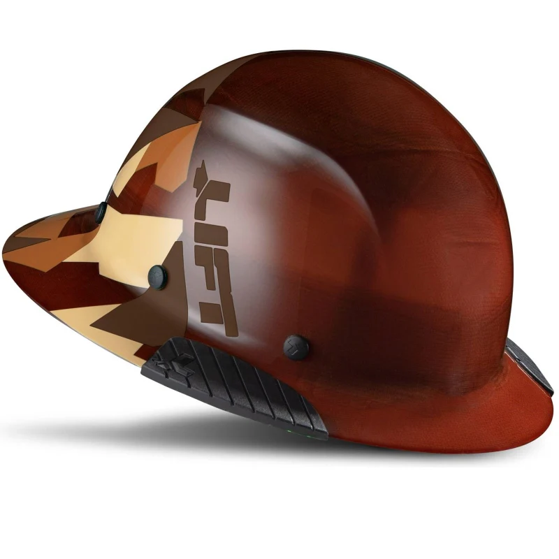 LIFT Safety HDF50-20CD DAX Desert Camo Natural, Full Brim Hard Hat- New, damaged box