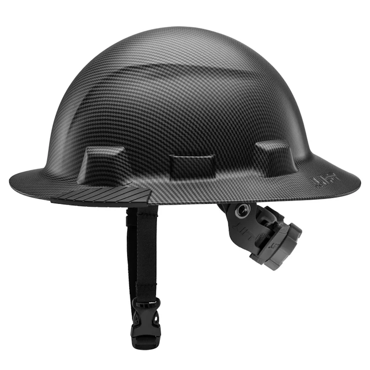 Lift Safety iDAX Full Brim Non-Vented Hard Hat- Class E, Black - Image 3