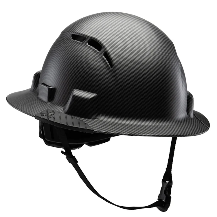 Lift Safety iDAX Full Brim Vented Hard Hat- Black