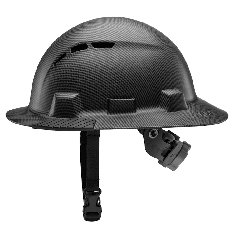 Lift Safety iDAX Full Brim Vented Hard Hat- Black - Image 3