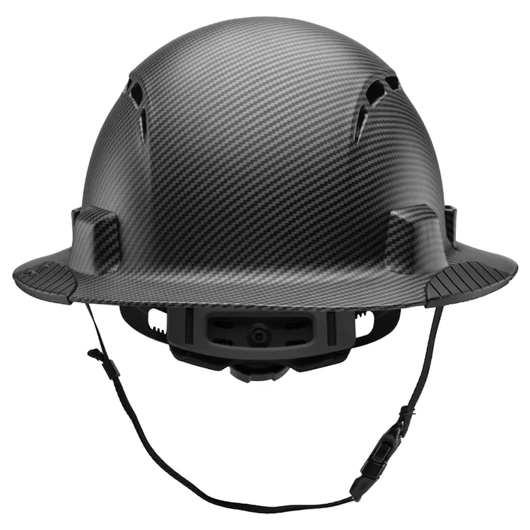 Lift Safety iDAX Full Brim Vented Hard Hat- Black - Image 5