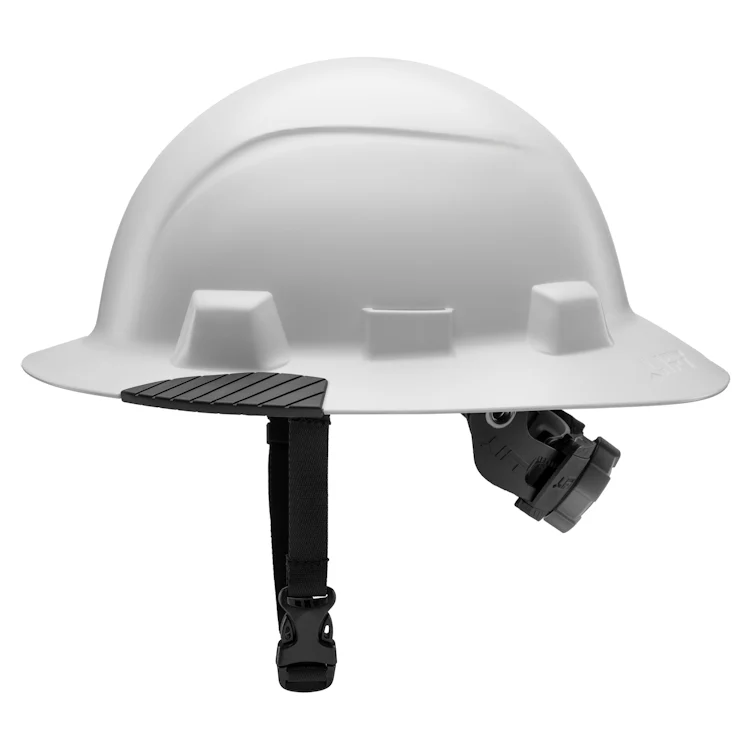 Lift Safety iDAX White Full Brim Non-Vented Hard Hat- White - Image 4