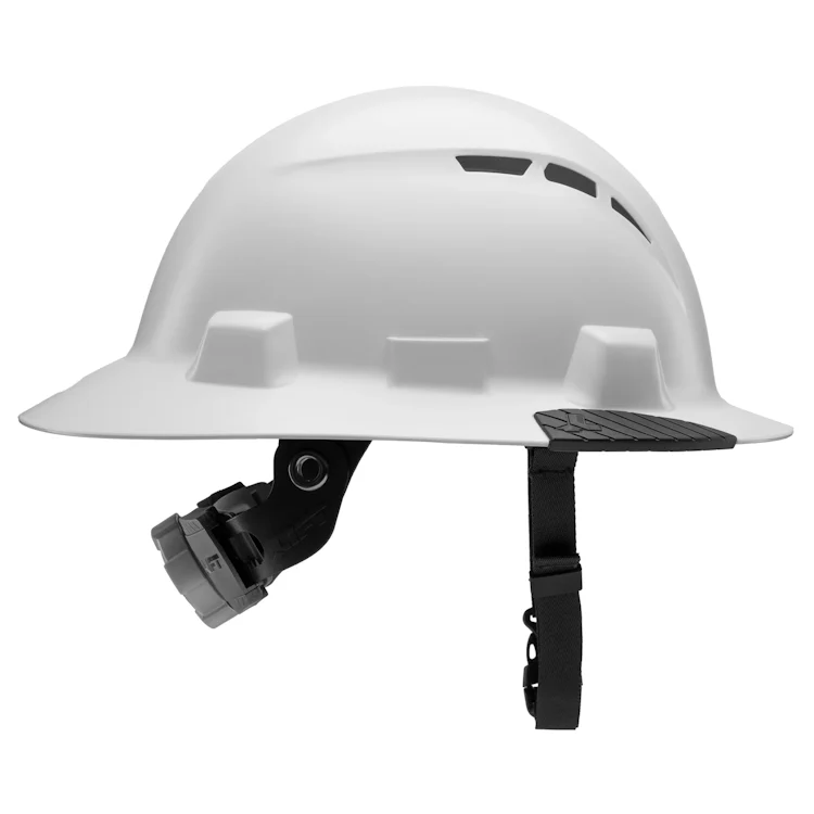 Lift Safety iDAX White Full Brim Vented Hard Hat- White - Image 2