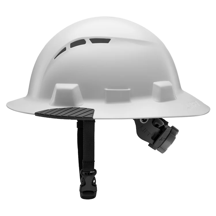 Lift Safety iDAX White Full Brim Vented Hard Hat- White - Image 4