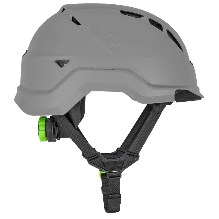 Lift Safety Radix Grey Safety Vented Helmet- HRX-22YC2