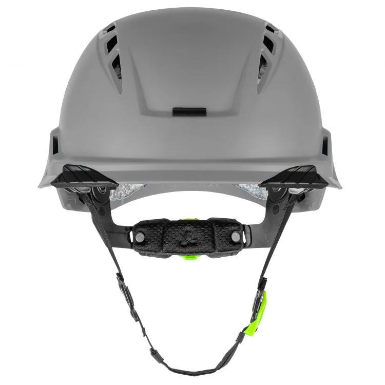 Lift Safety Radix Grey Safety Vented Helmet- HRX-22YC2 - Image 2