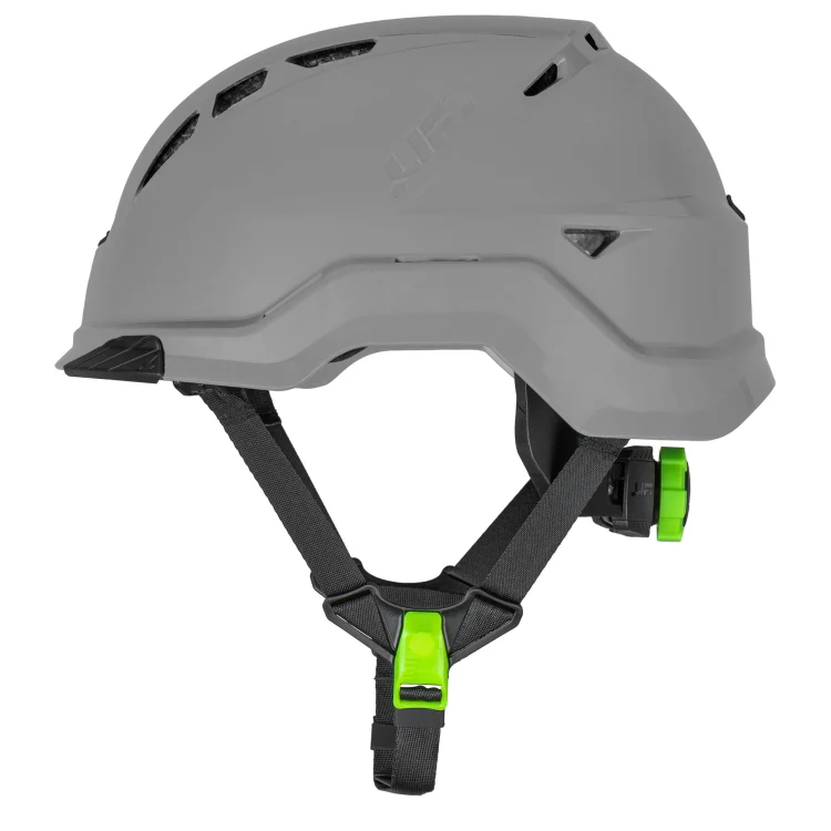 Lift Safety Radix Grey Safety Vented Helmet- HRX-22YC2 - Image 4