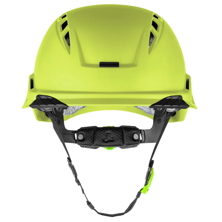 Lift Safety Radix Hi-Vis Yellow Safety Vented Helmet- HRX-22HVC2 - Image 2