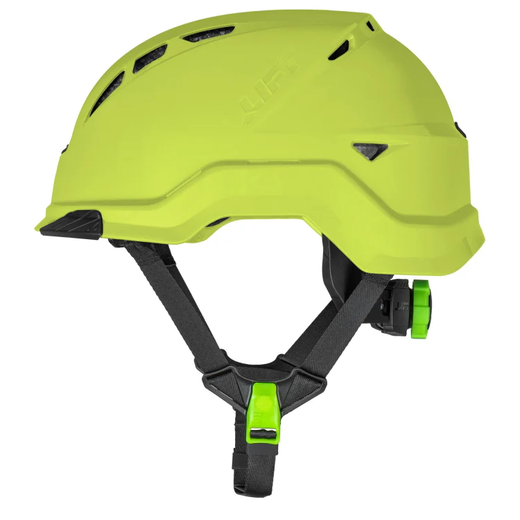 Lift Safety Radix Hi-Vis Yellow Safety Vented Helmet- HRX-22HVC2 - Image 3