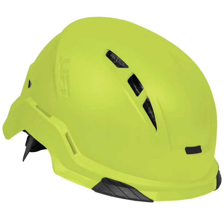 Lift Safety Radix Hi-Vis Yellow Safety Vented Helmet- HRX-22HVC2 - Image 4