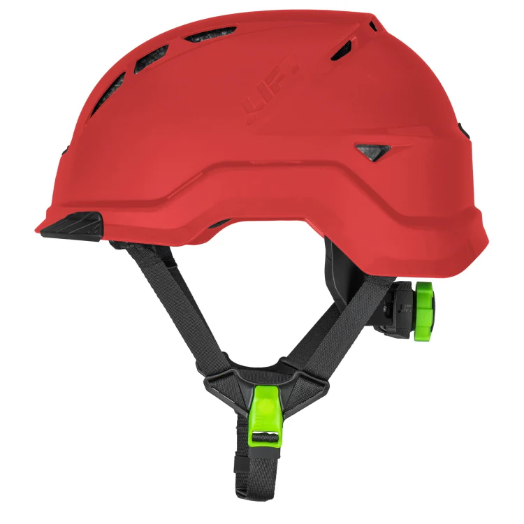 Lift Safety Radix Red Safety Vented Helmet- HRX-22RC2 - Image 4