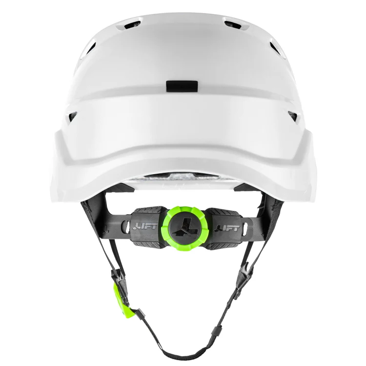 Lift Safety Radix White Safety Vented Helmet- HRX-22WX2 - Image 4