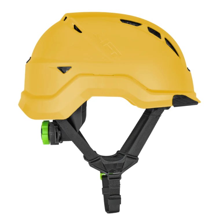 Lift Safety Radix Yellow Safety Vented Helmet- HRX-22LC2