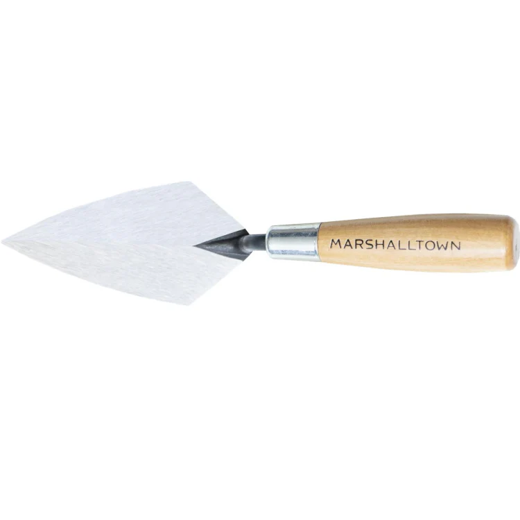 Marshalltown 11124 Pointing Trowel with Wooden Handle 5 x 2 ½ - Image 4