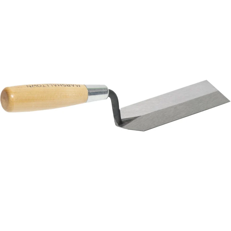 Marshalltown 11202 5" x 2" Margin Trowel with Wood Handle - Image 5