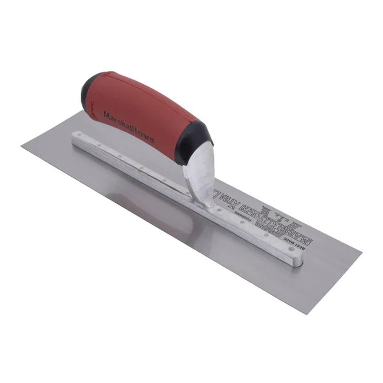 Marshalltown 13 X 5 Finishing Trowel w/ Curved DuraSoft Handle 12135 - Image 2