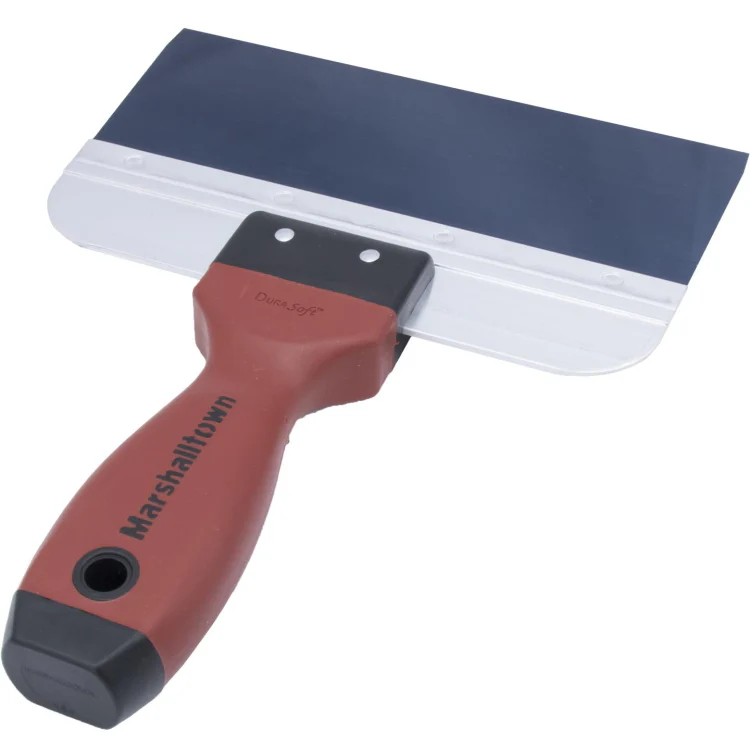 Marshalltown 3508D 8" Blue Steel Taping Knife with DuraSoft Handle - Image 3