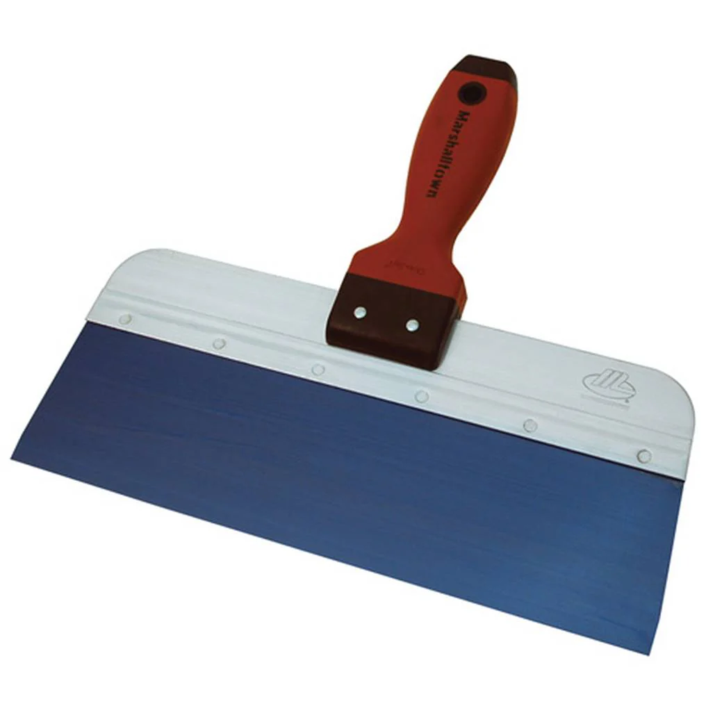 Marshalltown 3510D 10" Blue Steel Taping Knife with DuraSoft Handle - Image 2