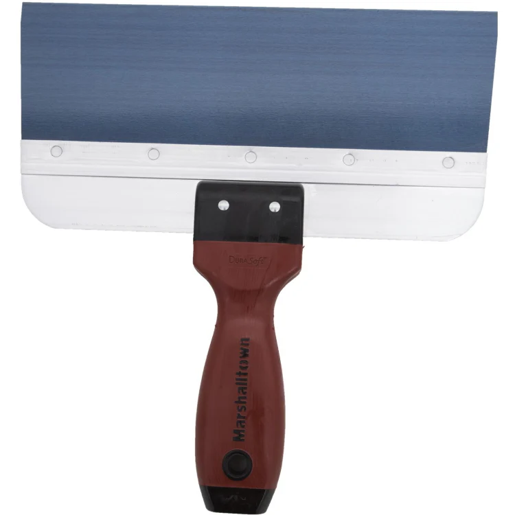 Marshalltown 3510D 10" Blue Steel Taping Knife with DuraSoft Handle - Image 5