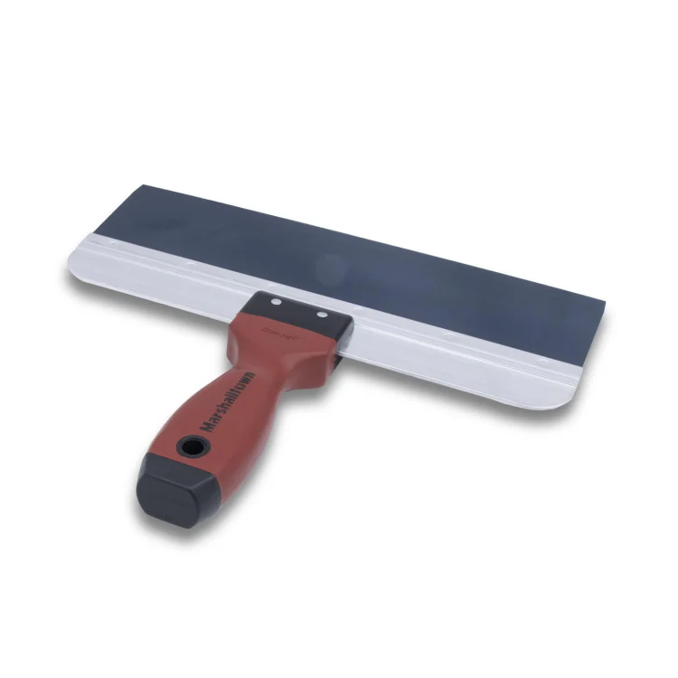 Marshalltown 3512D 12" Blue Steel Taping Knife with DuraSoft Handle - Image 2