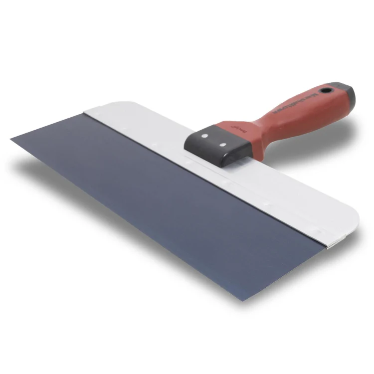 Marshalltown 3514D 14" Blue Steel Taping Knife with DuraSoft Handle - Image 2