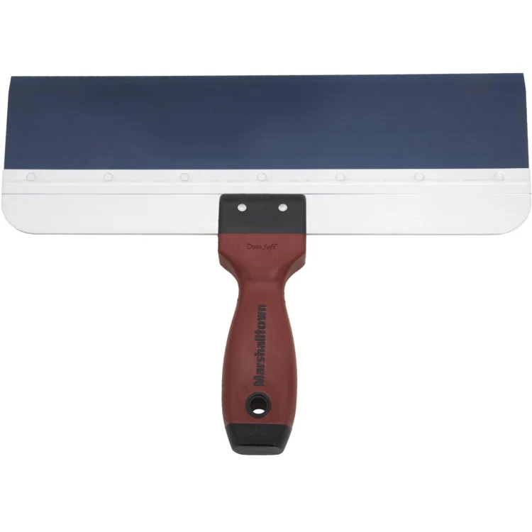 Marshalltown 3514D 14" Blue Steel Taping Knife with DuraSoft Handle - Image 4