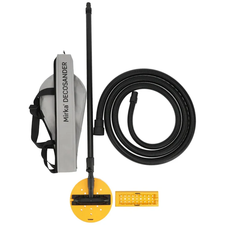Mirka DecoSander Drywall Pole Sander – 3" x 9" / 9" Grip