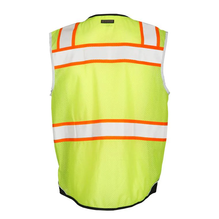 ML Kishigo 1515 Lime/Yellow Ultra Cool Black Series Black Bottom Vest - Image 4