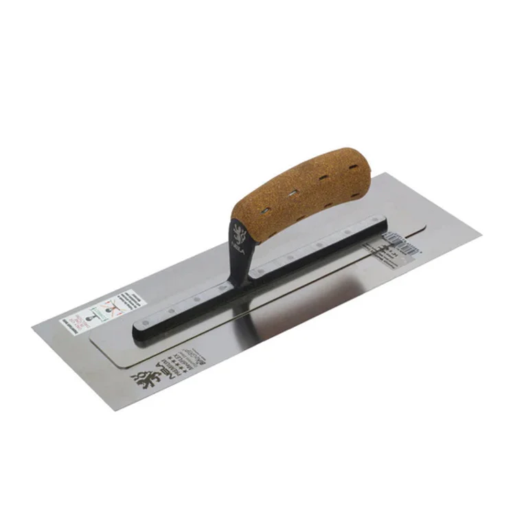 NELA 12" X 4.9" MediFLEX Finishing Trowel with Cork Handle - Image 2
