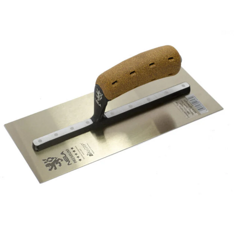 NELA Premium Chrome Steel 11" X 4.75" Smoothing Trowel