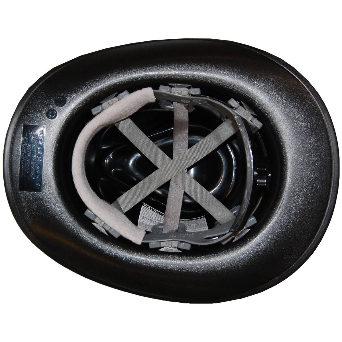 OccuNomix VCB200 Black Cowboy Style Hard Hat- Ratchet Suspension - Image 2