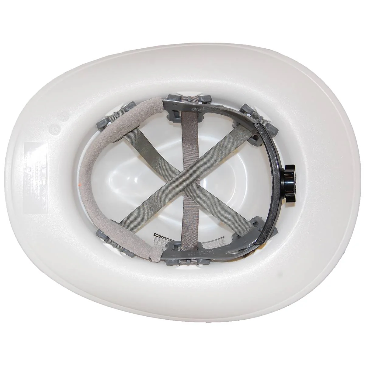 OccuNomix VCB200 White Cowboy Style Hard Hat- Ratchet Suspension - Image 3